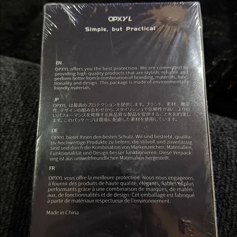 Opxyl IPhone 15 Pro Max tempered 9H glass screen protector NWT